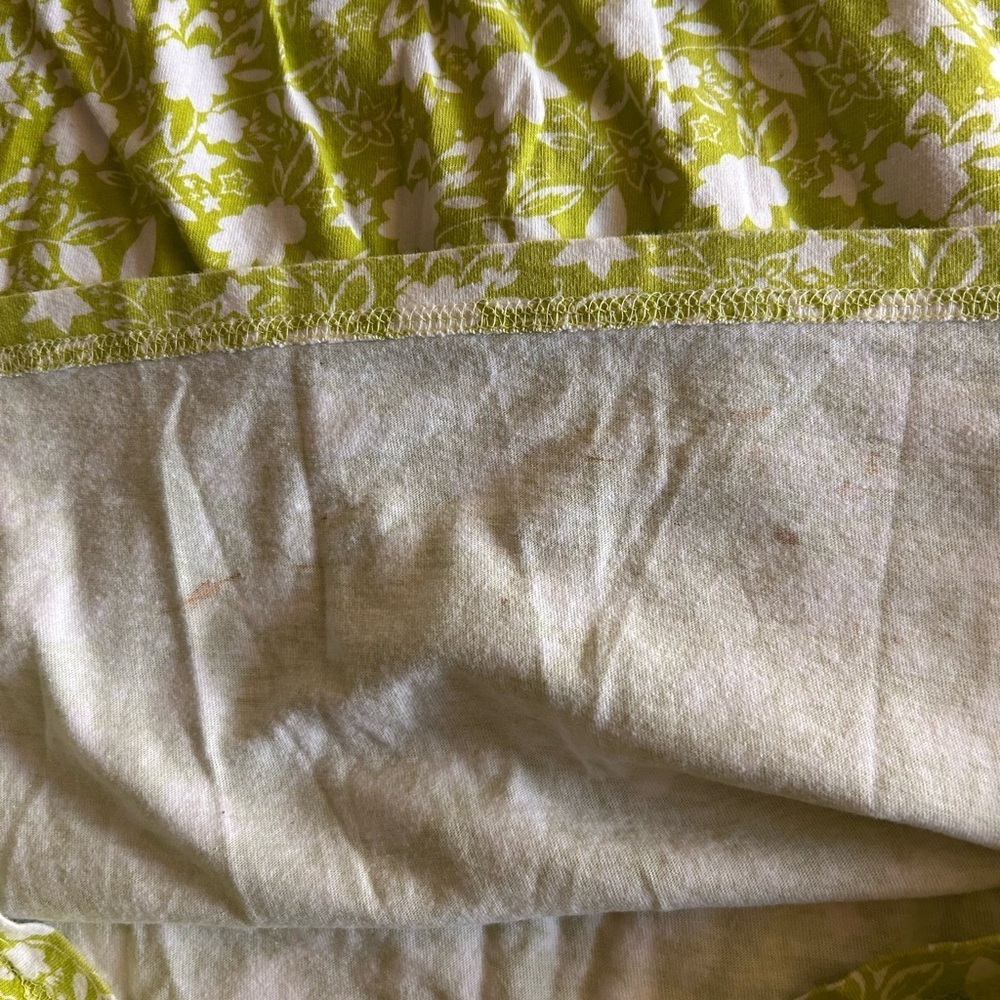 Y2K gef Green and White Floral Lace Tank Top - Picture 7 of 7